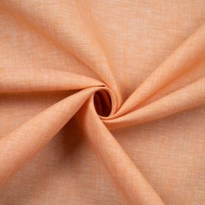 Льняная ткань / Oранжевый