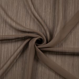 Однотонный искусственный шелк / Tемно-коричневый