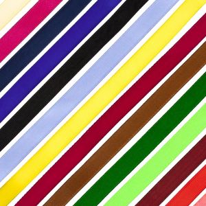 Односторонняя атласная лента с краем 12 мм / Разные тона