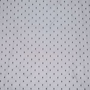 Тюль в горошек / Dot Mesh fabric / Черный