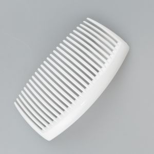 Гребень для причесок 10x4.5 cм / Белый