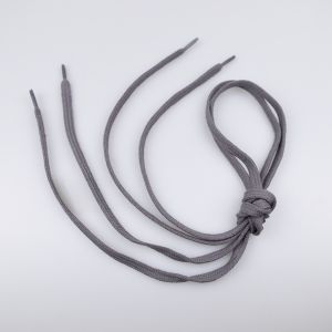 Шнурок для ботинок PV Плоский 7 мм 120 cм / 312 Cерый