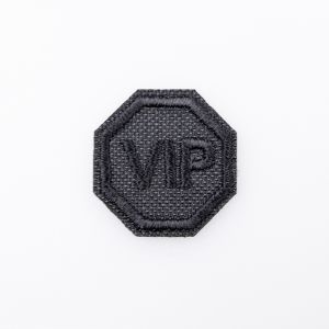 Термотрансферная наклейка 25 мм / VIP / Чернaя