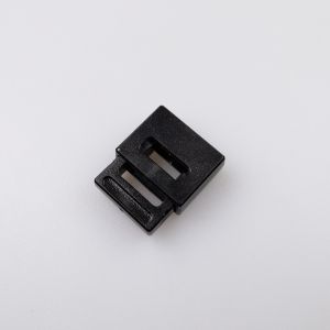 Стоппер для плоского шнура, 12 мм / 332 Черный