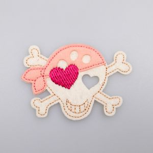 Термотрансферная наклейка  JOLLY ROGER 6x4 cм
