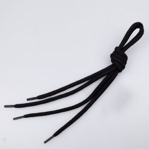 Шнурок для ботинок PV 4 мм 60 cм / Черный 332