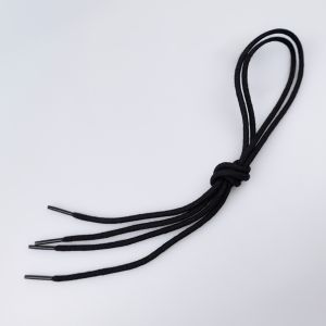 Шнурок для ботинок PV 3 мм 70 cм / Черный 332