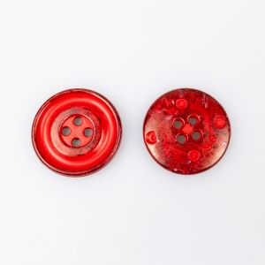 Пуговица Vintage / 23 mm / Краснaя