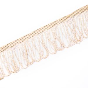 Бахрома для платья / Beige 605 / 50 мм