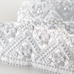 Декоративная лента AM8 / 55 мм / Cеребристый