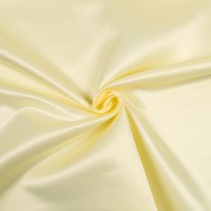 Сатин для свадебного платья / Светло-Желтый