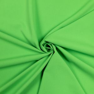 Однотонный искусственный шелк "Crepe stretch" / Изумрудно-зелёный