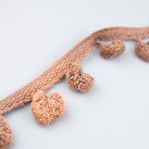 Мебельная тесьма  с кисточками / Mocca