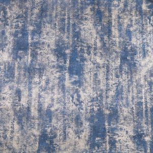 Бархат для штор / Темно-синий с золотом