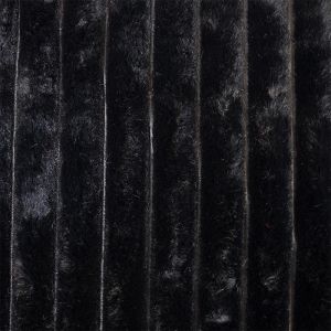 Искусственный мех с коротким ворсом / Черный