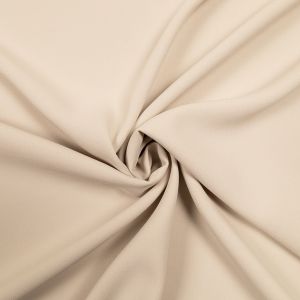 Однотонная ткань для платья / Бежевый