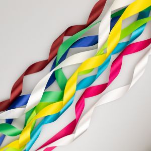 Односторонняя атласная лента 20 мм /  Разные тона