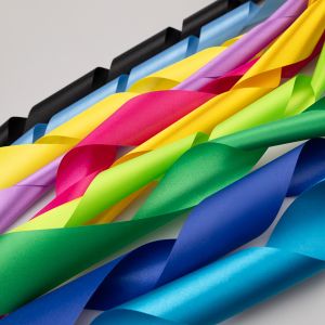 Односторонняя атласная лента 50 мм /  Разные тона