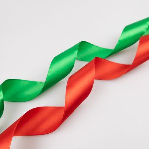 Односторонняя атласная лента 38 мм / Разные тона