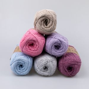 Пряжа Emu Eco-Cotton DK 100 г / Разные тона