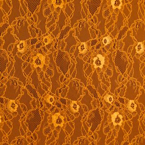 Кружево для платья Pizzo / Oранжевый
