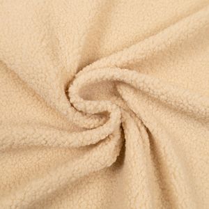 Искусственный мех с коротким ворсом /  Kремовый