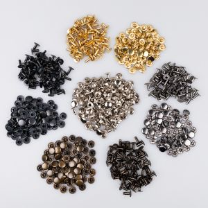 Заклёпка 9 мм 70 шт / Разные тона