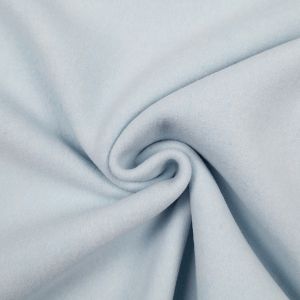 Шерстяная пальтовая ткань Melton / D5 Голубая