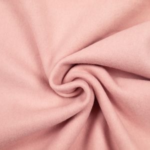 Шерстяная пальтовая ткань Melton / D13 Розовaя