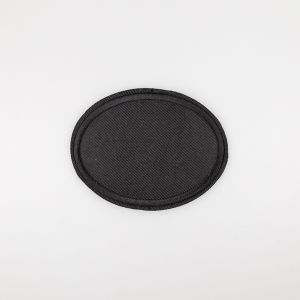Самоклеющаяся заплатка Овал 60 x 80 мм / Чернaя 332