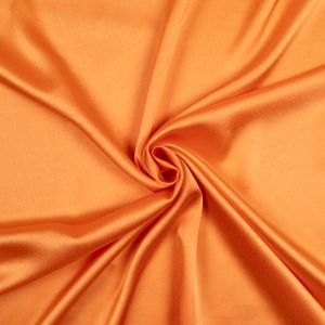 Шелковистый искусственный шёлк Satin Pucci / D10 Oранжевый
