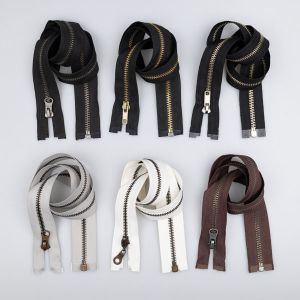 Металлическая молния M5, разъёмная снизу, 65 см / Разные тона