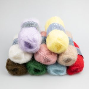 Пряжа Stenli Leonardo Kid Mohair 25 g / Разные оттенки