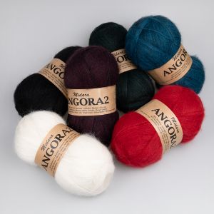 Пряжа Midara Angora2 100 г / Разные оттенки