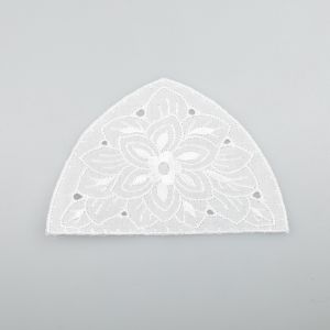 Кружевной мотив väike D37 / 11x7.5cм / Белый