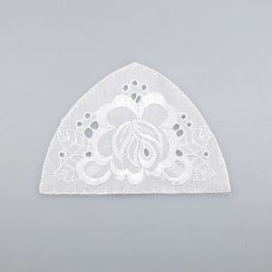 Кружевной мотив väike D39 / 11cm x 7.5cm Белый