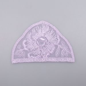 Кружевной мотив D49 / 10x6 cм / Цветок сирени