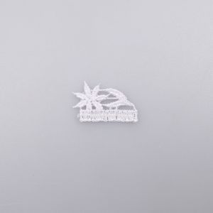 Кружевной мотив väike D64 / 1.5x2.5 cм / Белый