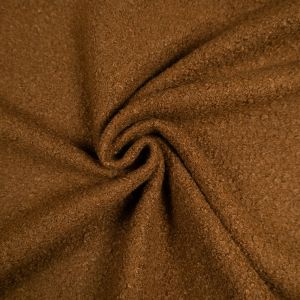 Ткань для пальто Boucle / Kоричневaя