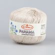 Льняные нитки для вязания крючком Stenli Panama 50 г / 2 Натуральный белый