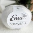 Пряжа Emu Snowball DK 100 г / Whiteout 007