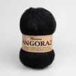 Пряжа Midara Angora2 100 г / 999 Black