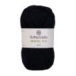 Пряжа Soffie Crafts Wool 110  50 г / Чернaя 021