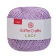 Нить для вязания крючком Soffie Crafts Lacy 50 г / Светло-фиолетовaя 06
